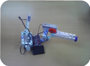 ロボット教室 ブロックでロボット作成